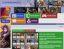 Tablet Screenshot of gaming.cambiacartas.com